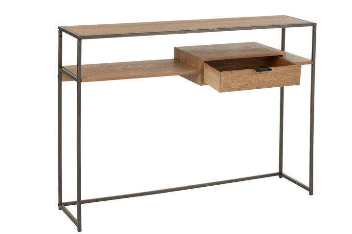 J-Line Console 1 Lade Hout Naturel