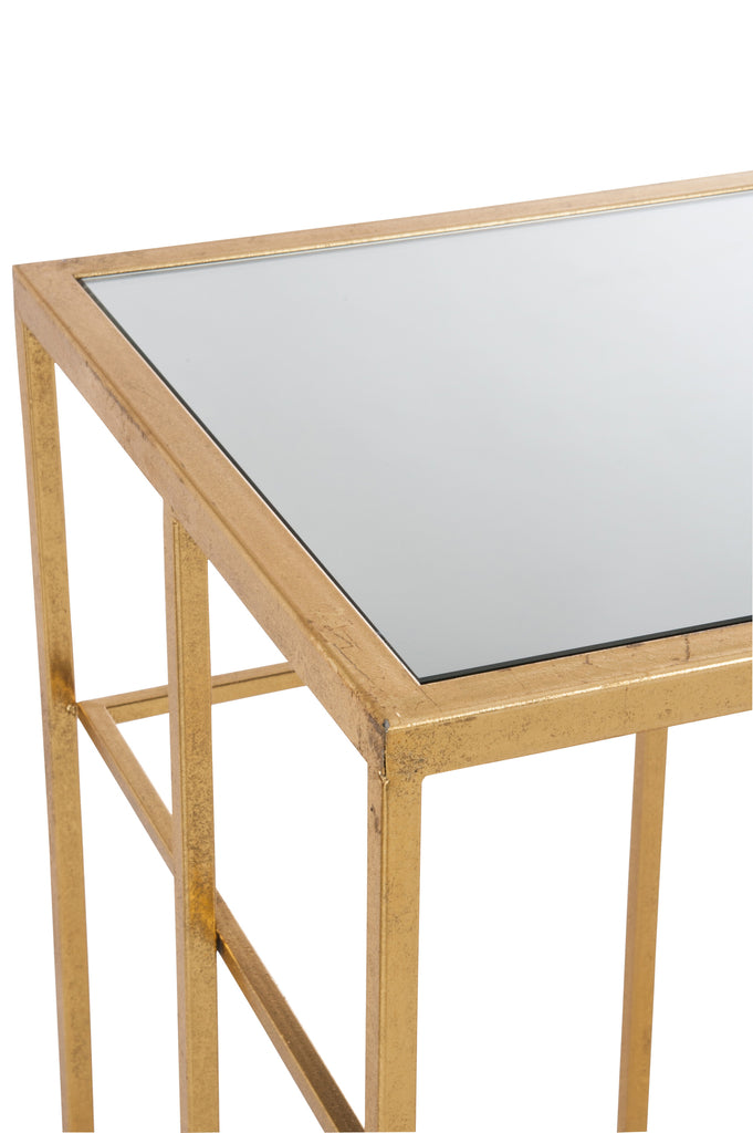 J-Line Console Bars Metaal Glas Goud