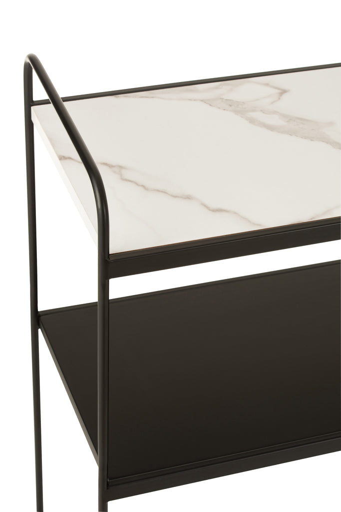 J-Line Console Marble 2 Planks