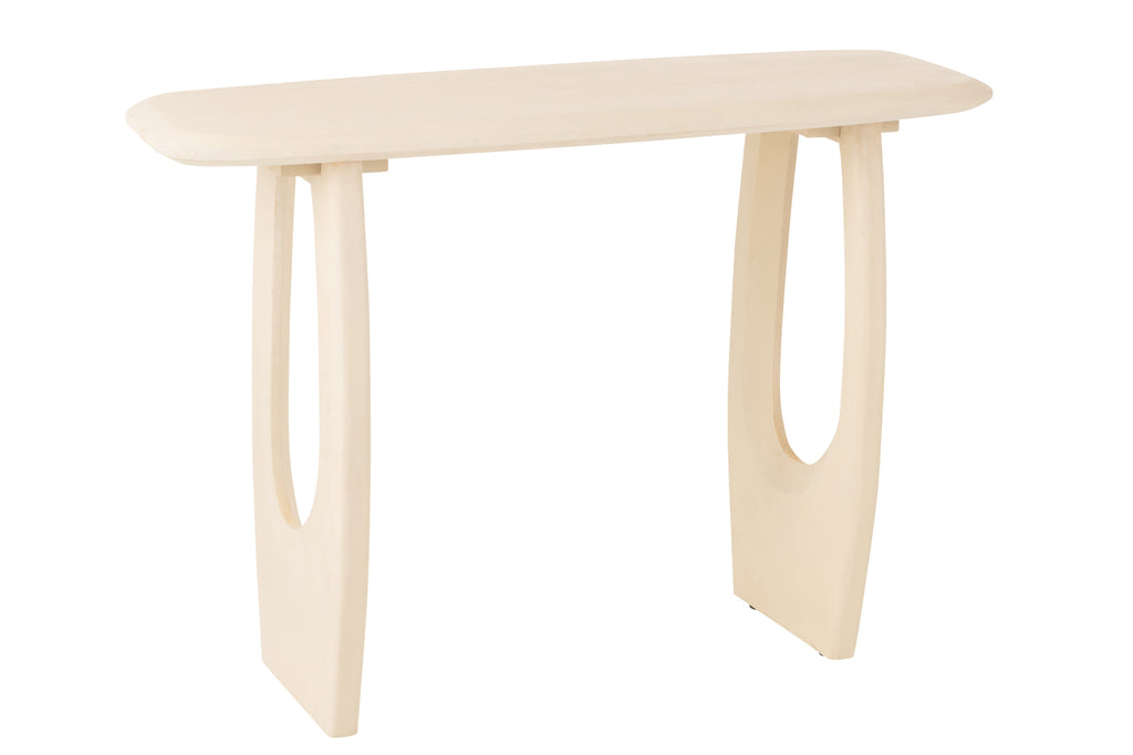 J-Line Console Mark Mango Wood Beige