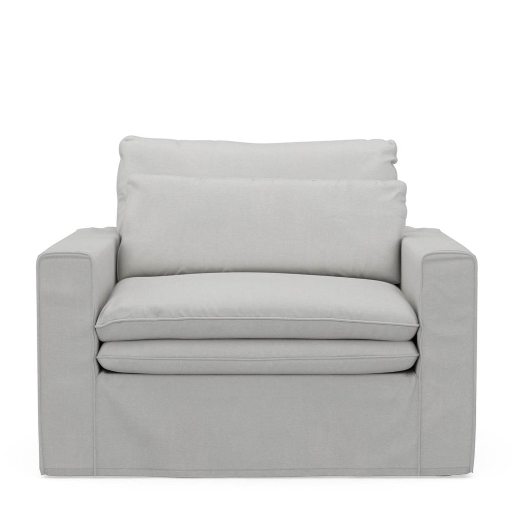 Rivièra Maison Loveseat Continental Ash Gray Washed Cotton