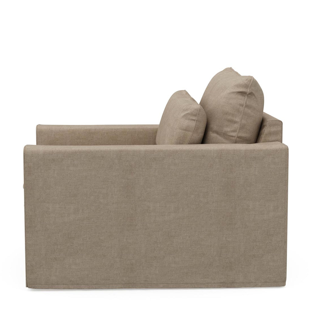 Loveseat Continental Natural Washed Cotton 