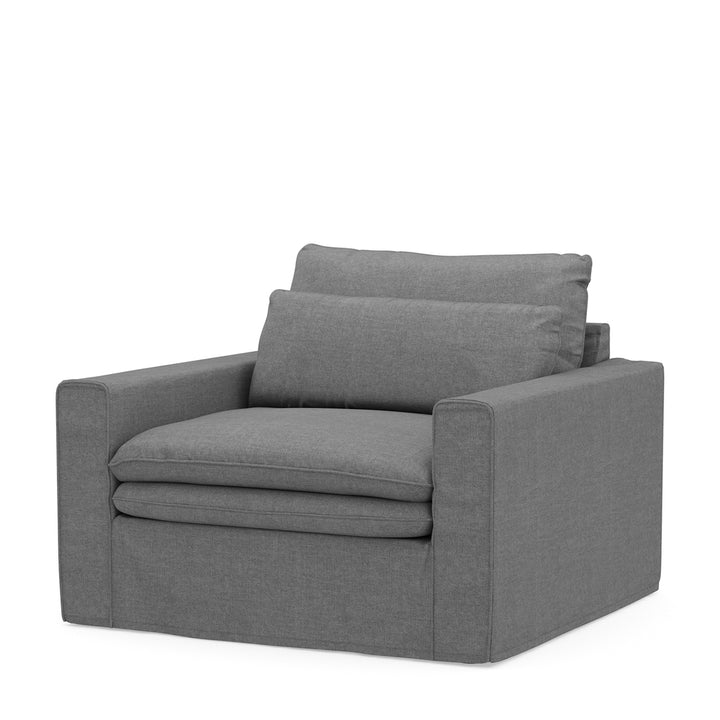 Rivièra Maison Loveseat Continental Gray Washed Cotton