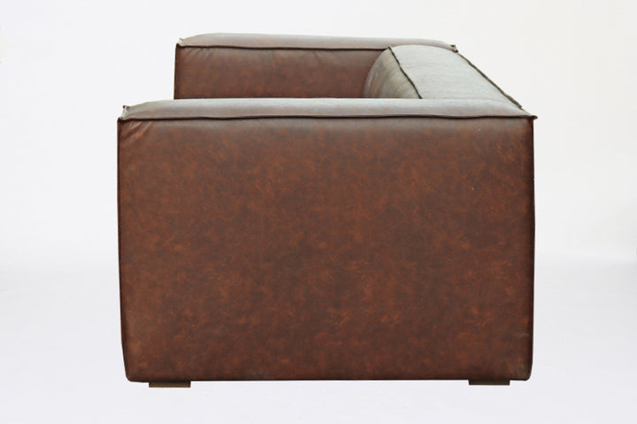 J-Line Sofa 4-zits Modern Donkerbruin