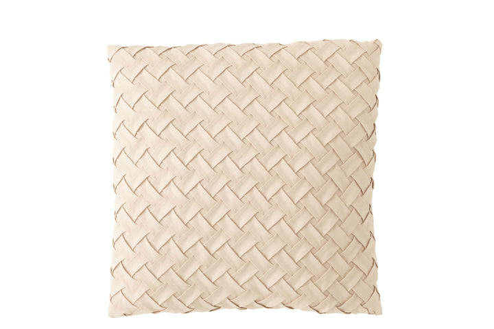 Kussen Geweven Polyester Beige