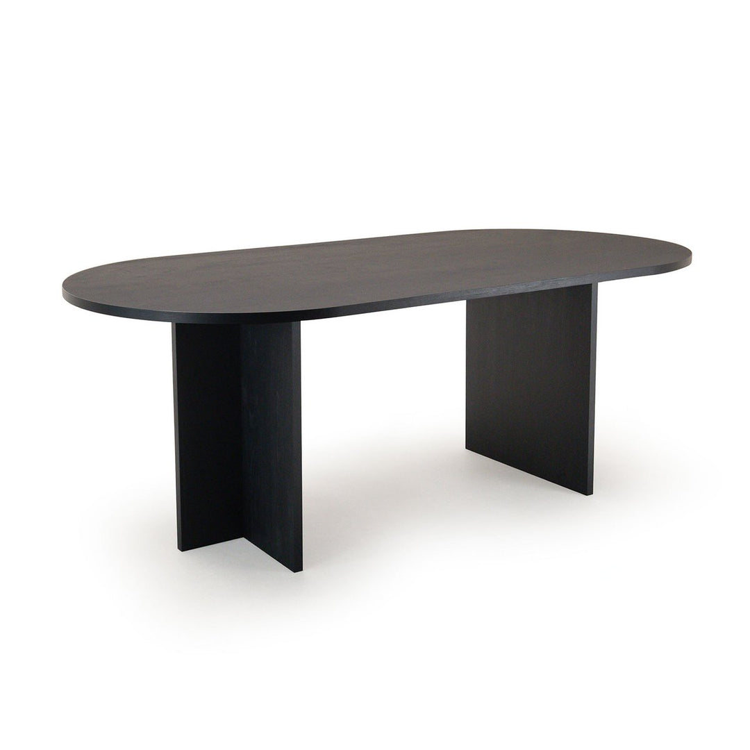 Eettafel Noa Zwart eiken