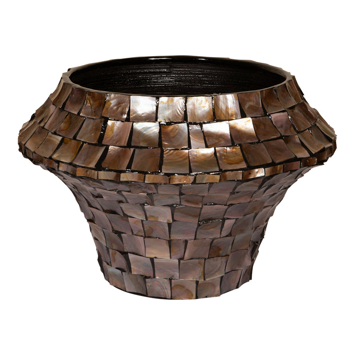 PTMD Daven Pot Bronze Poly Shell Rund L