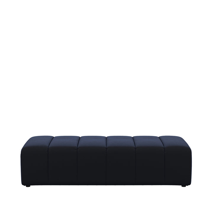 Dazzle Voetenbank 160x65 Velvet VI Midnight Navy