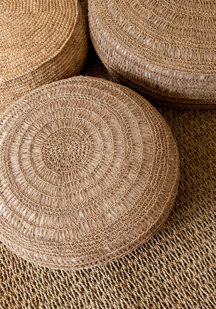 Het Raffia Fringed Tapijt - Naturel - 180x240