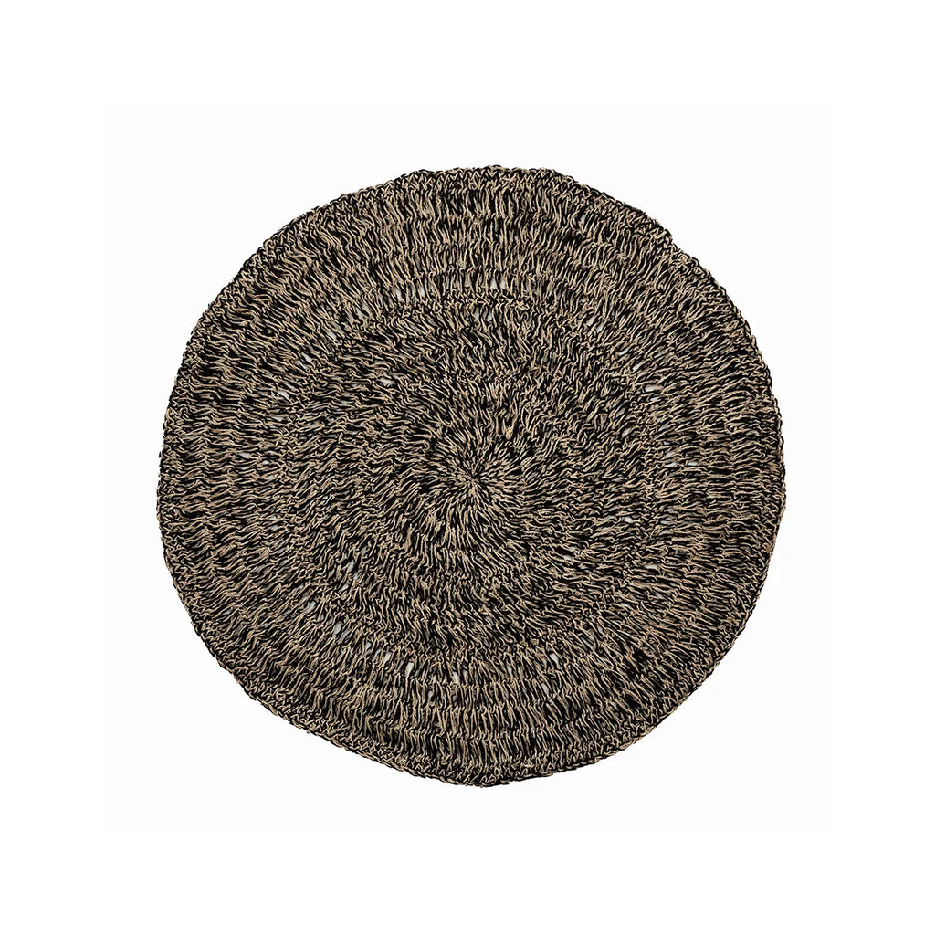 The Seagrass Carpet Natural Black - 100