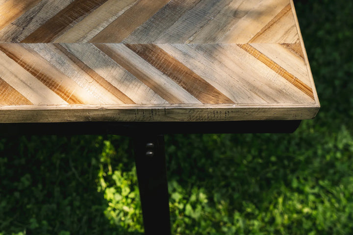 The Herringbone Bench - Natural