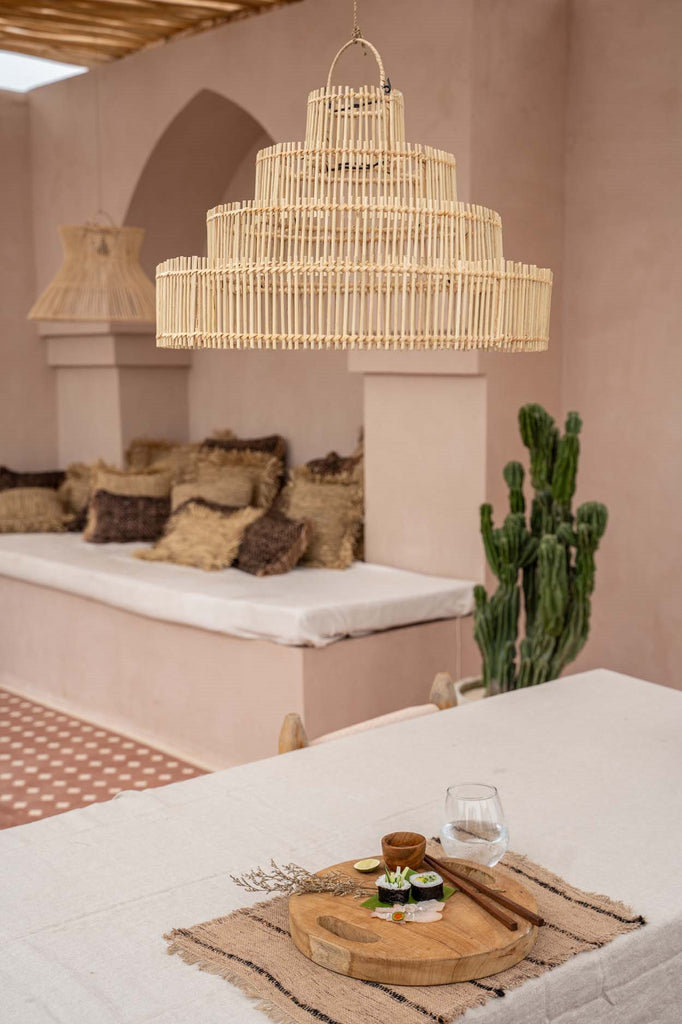 The Wedding Cake Pendant Lamp - Natural - M