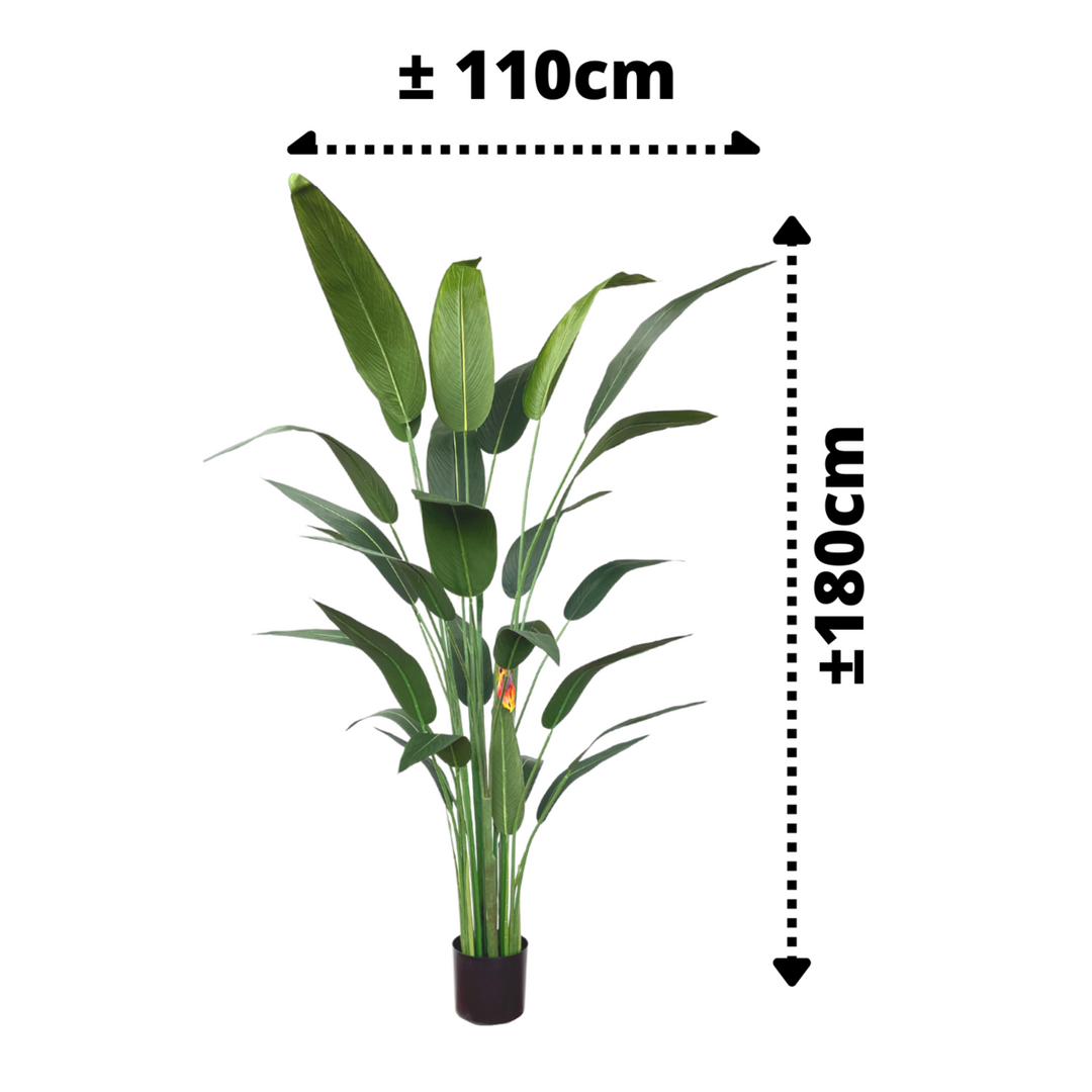 Strelitzia Kunstplant Met Bloem 180 cm