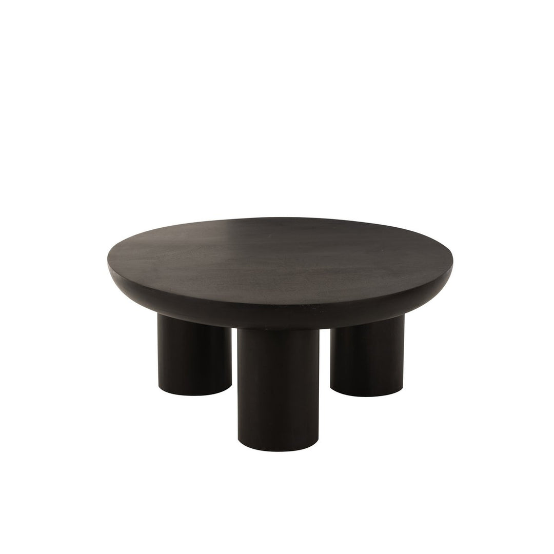 J-Line Coffee Table Trio Mango Wood Black