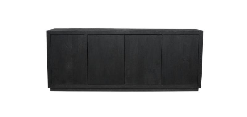 Dressoir Brussel Black 4 deurs | 200 cm