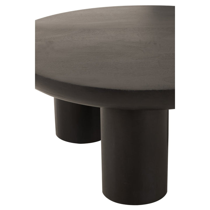 J-Line Coffee Table Trio Mango Wood Black