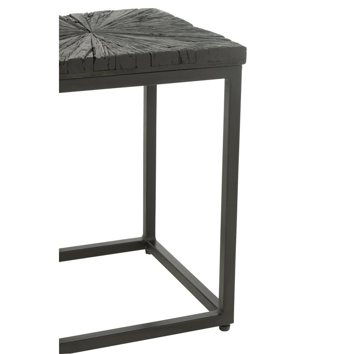 J-Line Side table Shanil Wood Black