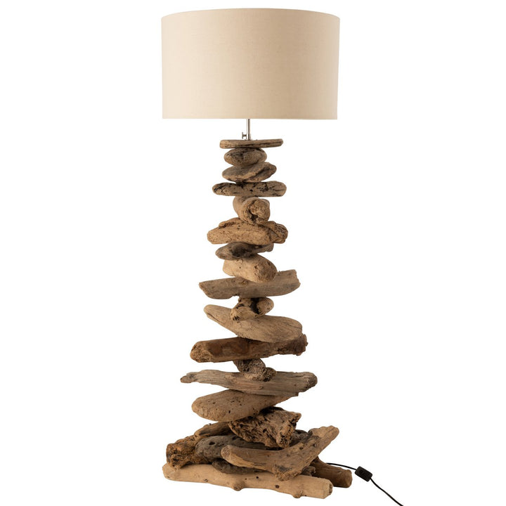 J-Line Lamp Driftwood Natural/Beige Medium