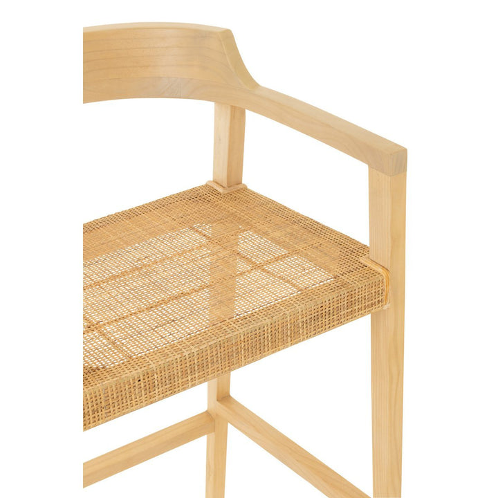 J-Line Bar chair Emma Teak Natural