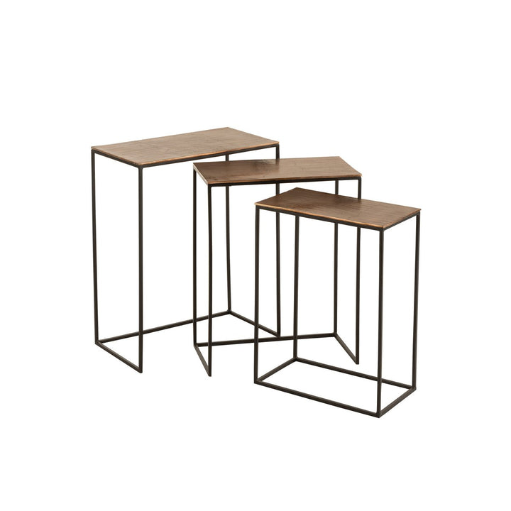 J-Line Side Table Rectangle Metal