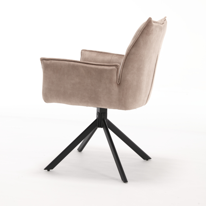 Eetstoelen 2 set Dani | Velvet Beige