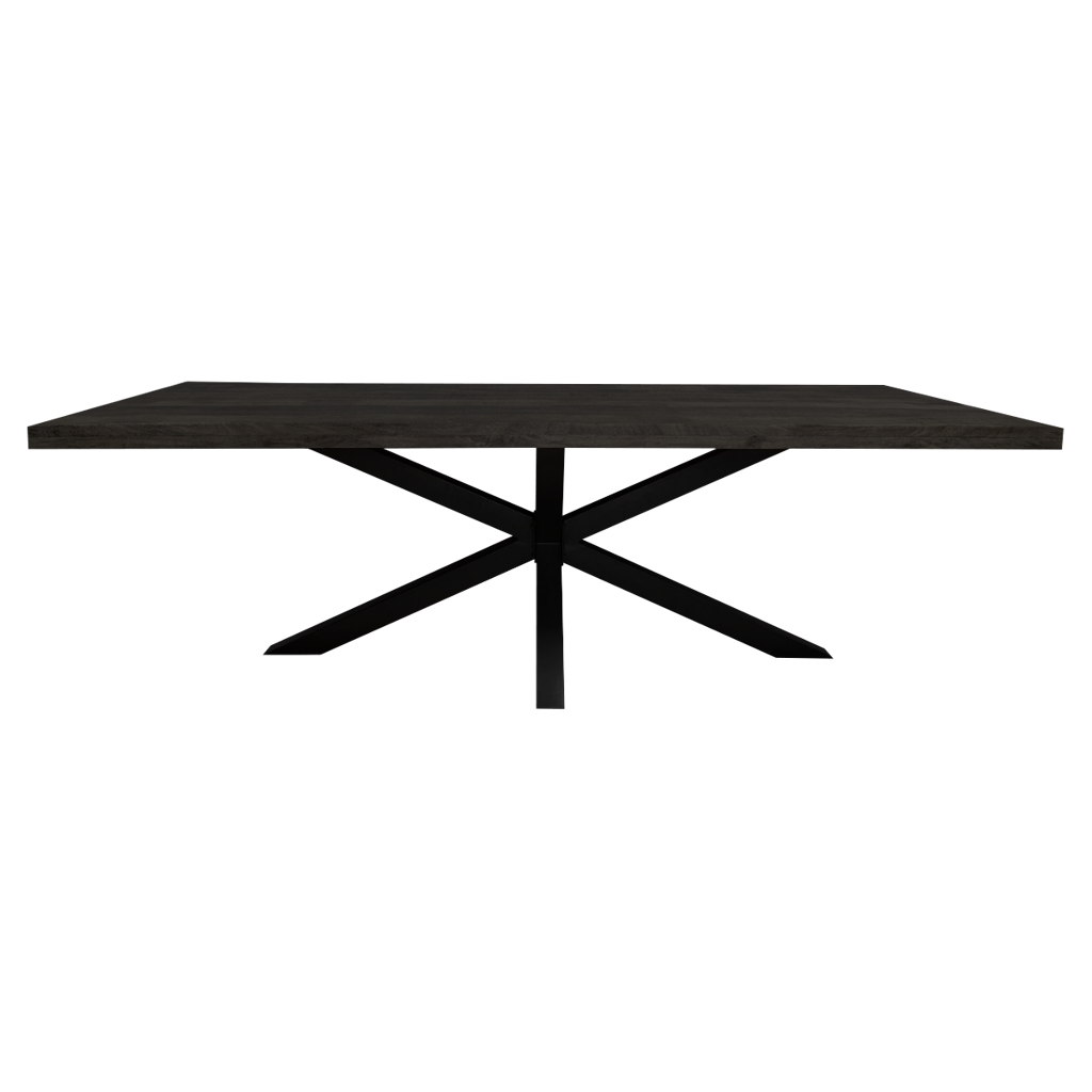 Eetkamertafel Denver Black | 160 cm