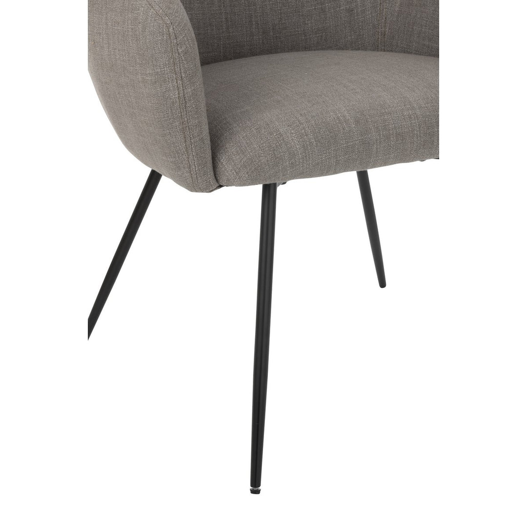 J-Line Chair Wales Steel Foam Grey