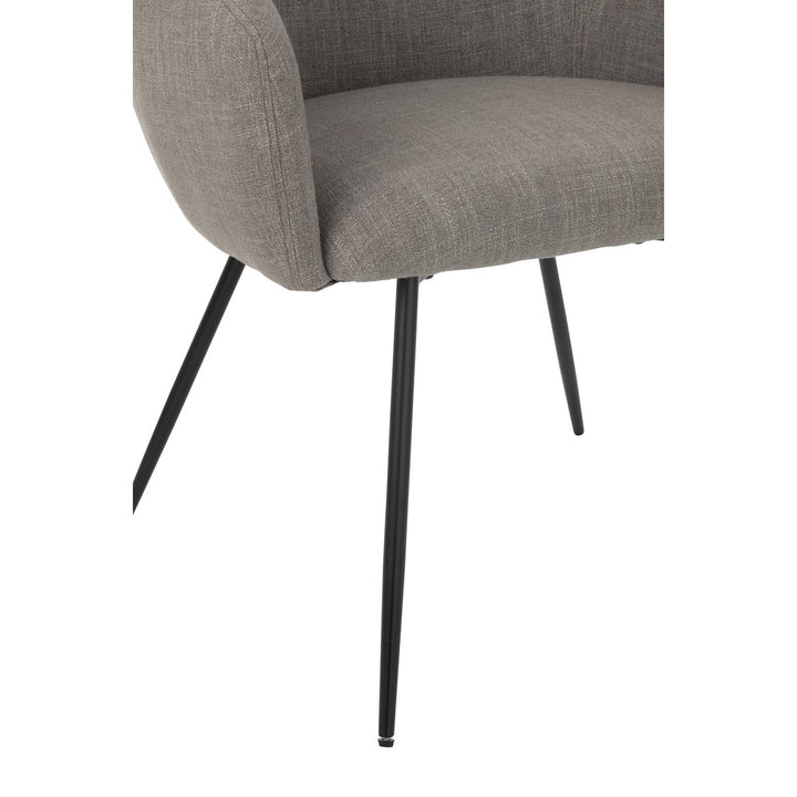 J-Line Chair Wales Steel Foam Grey