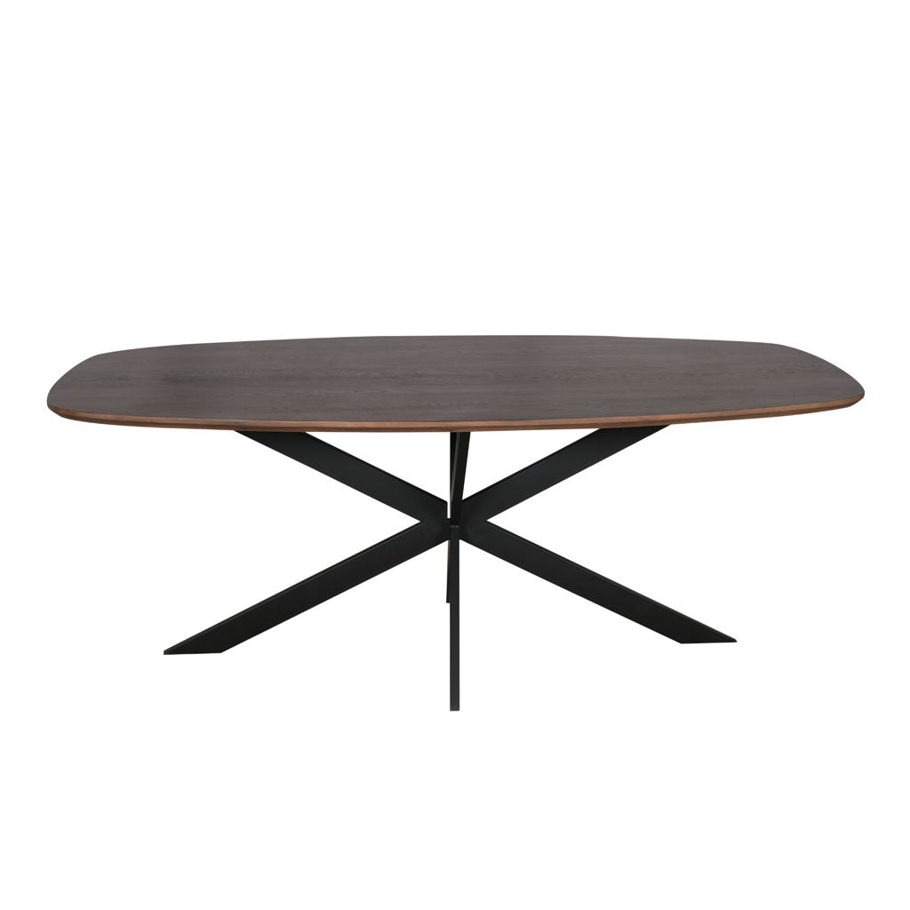 Oak Dining Table Ferris | Danish Oval 200 cm | Walnut