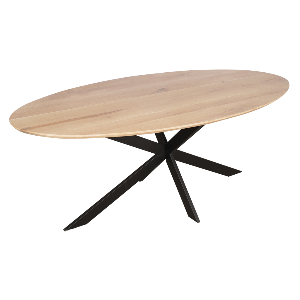 Oak Dining Table Ferris | Oval 210 cm | Natural