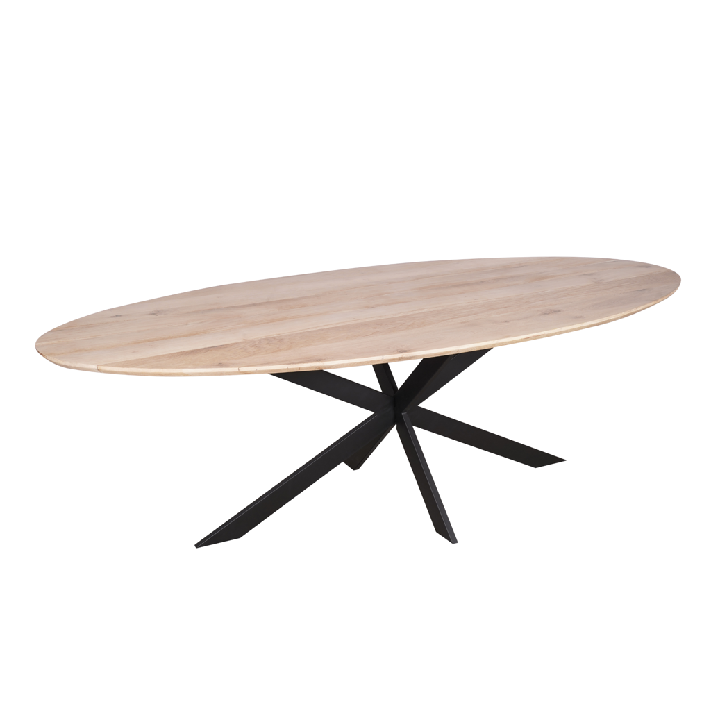 Oak Dining Table Ferris | Oval 210 cm | Natural