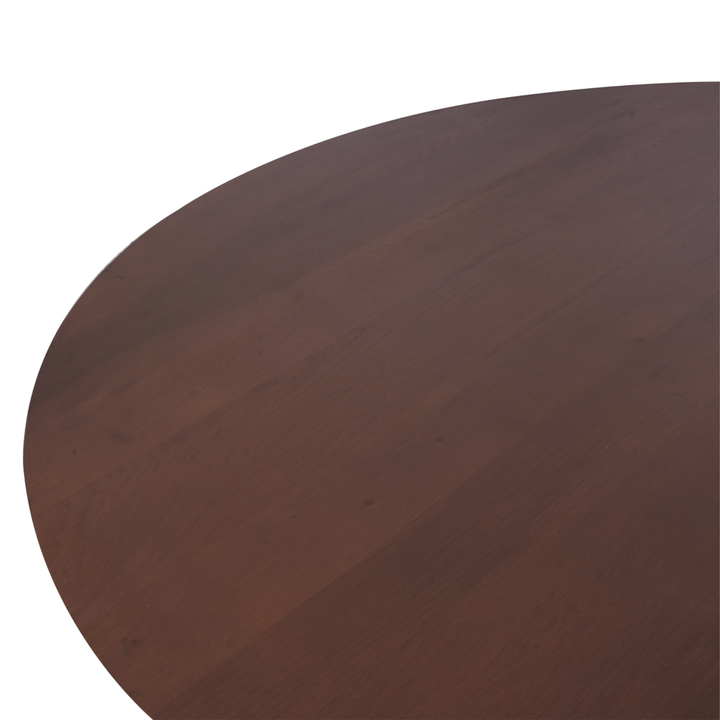 Oak Dining Table Ferris | Round 130 cm | Walnut