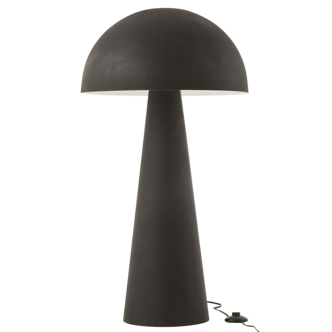 J-Line Floor Lamp Mushroom Metal Black XL