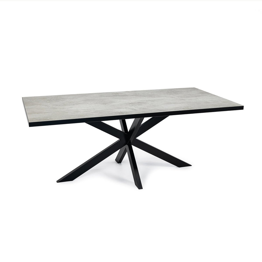 Stalux Eettafel Gijs Zwart/Beton