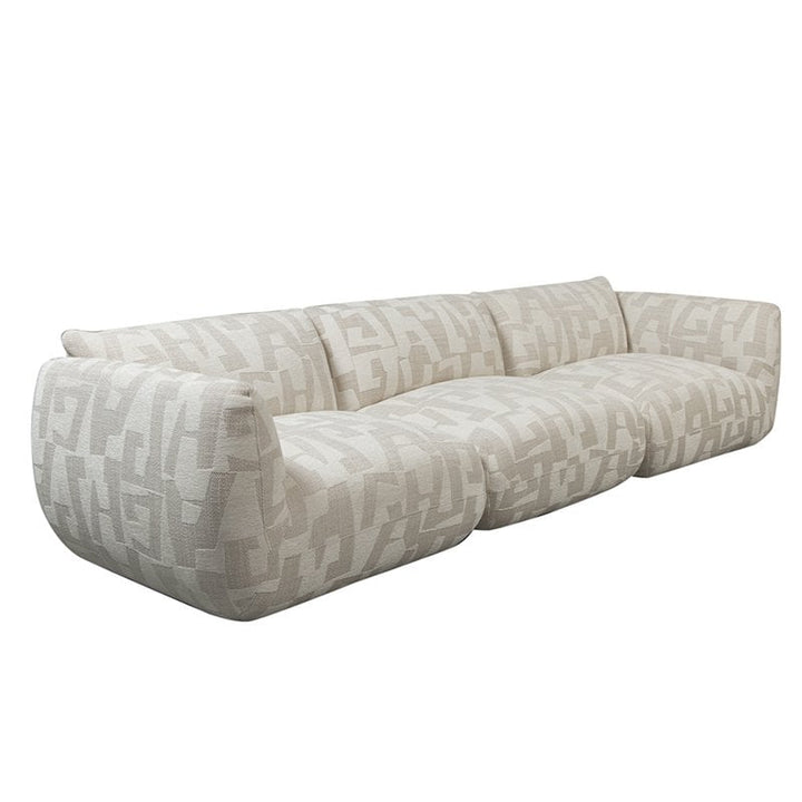 Sofa Amsterdam 4 Seater White Glyphs