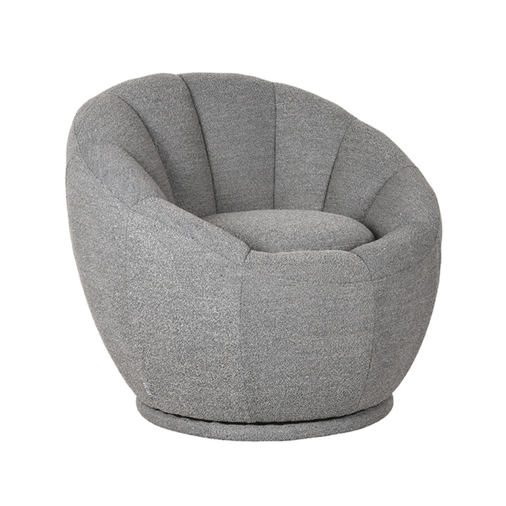 LABEL51 Fauteuil Crown Grijs Boucle