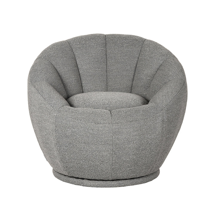 LABEL51 Fauteuil Crown Grijs Boucle