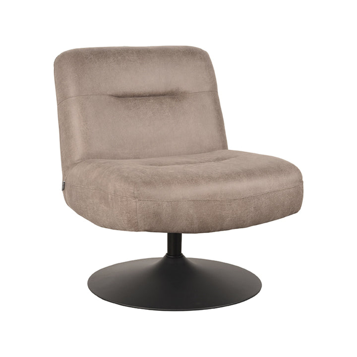 LABEL51 Fauteuil Eli Taupe Microfiber