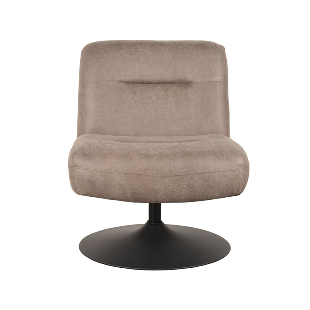 LABEL51 Fauteuil Eli Taupe Microfiber