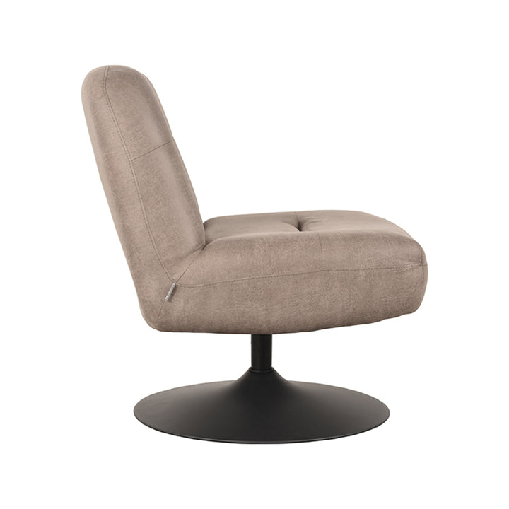 LABEL51 Fauteuil Eli Taupe Microfiber