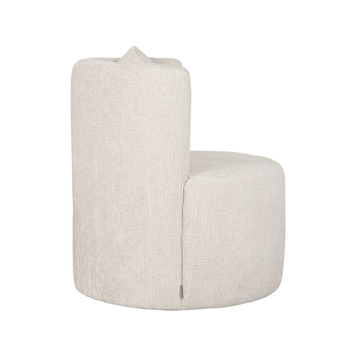 LABEL51 Fauteuil Evy Crème Fluweel