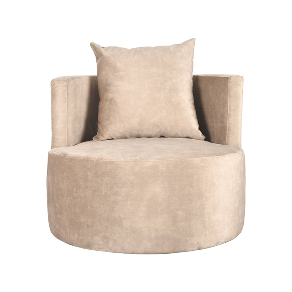 LABEL51 Fauteuil Evy Zand Velours