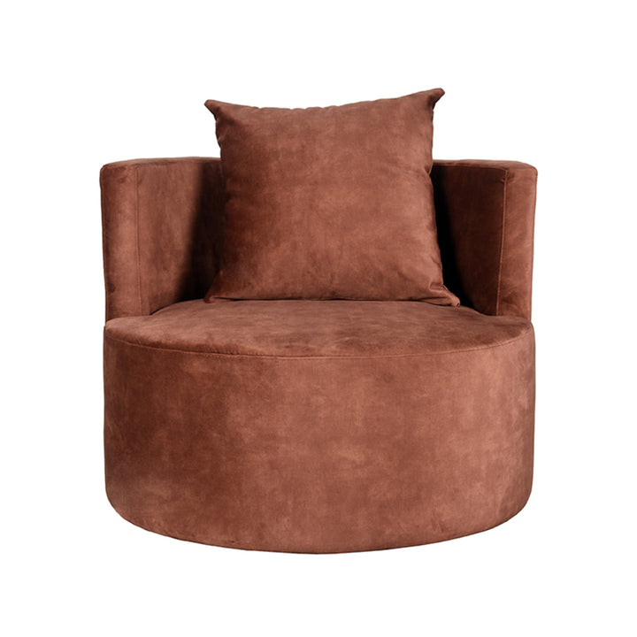 LABEL51 Armchair Evy Rust Velvet