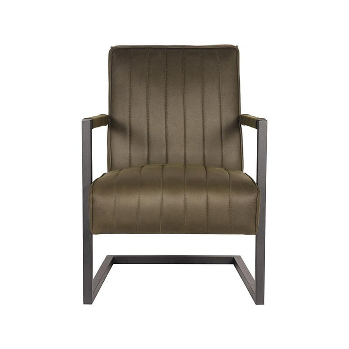 LABEL51 Fauteuil Milo - Army Green - Microfiber