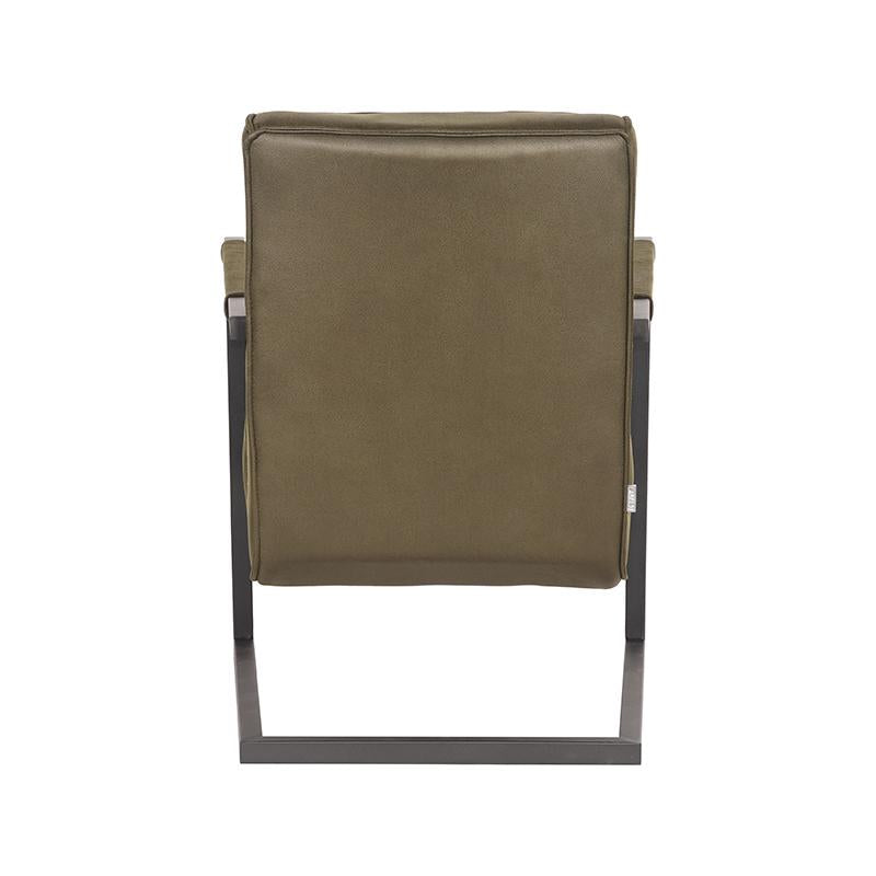 LABEL51 Fauteuil Milo - Army Green - Microfiber