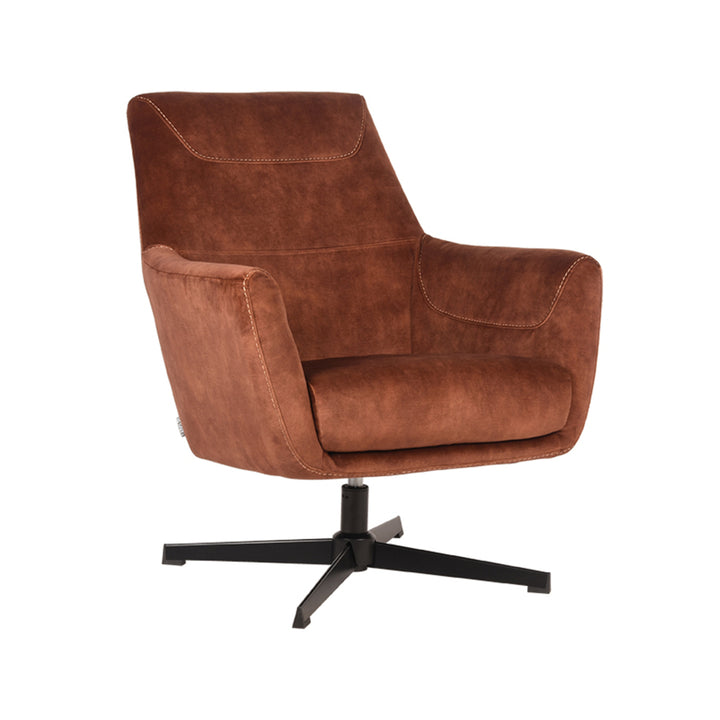 LABEL51 Sessel Toby Rust Velours