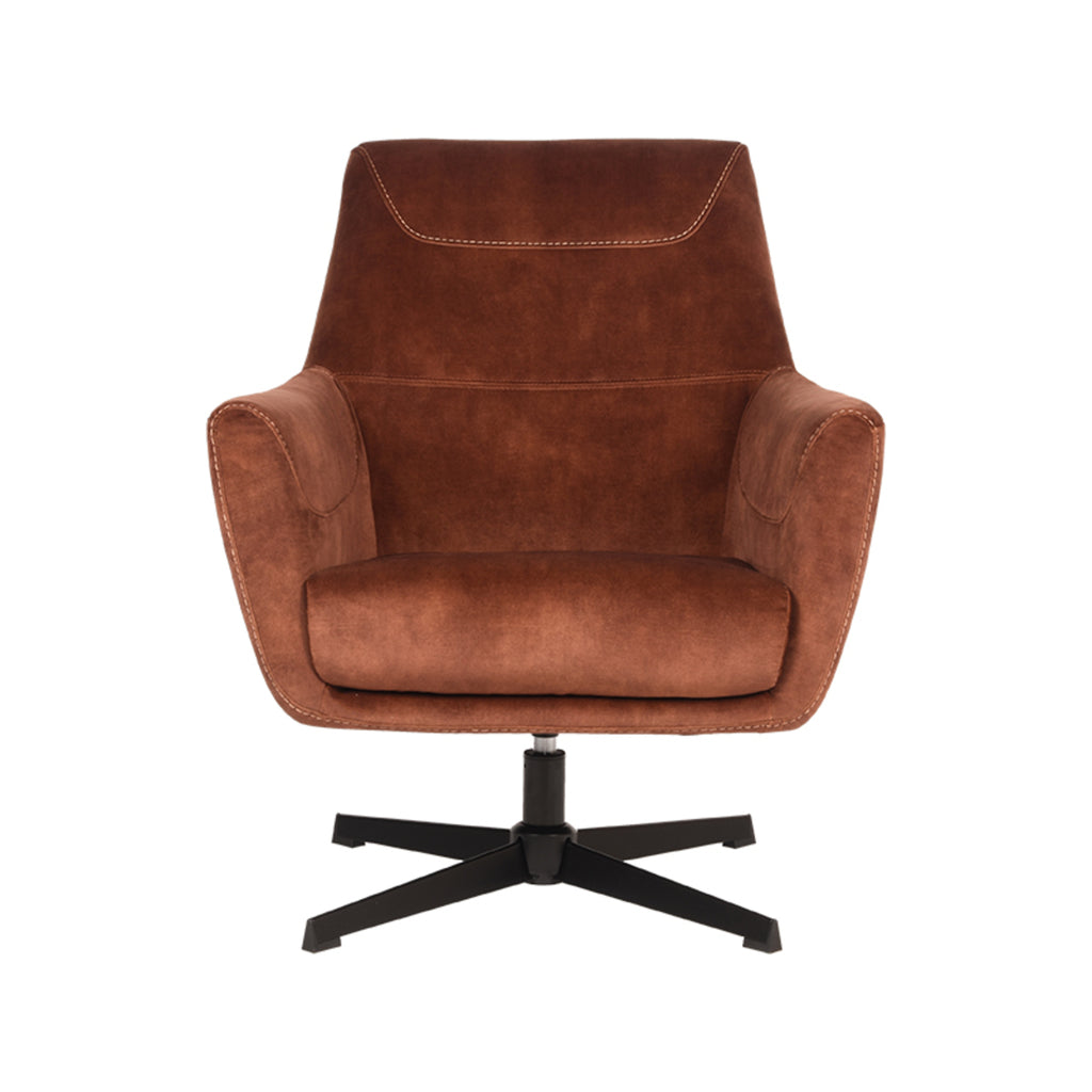 LABEL51 Sessel Toby Rust Velours