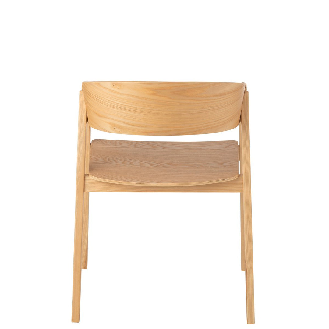 J-Line Chair Naga Ash Wood Natural