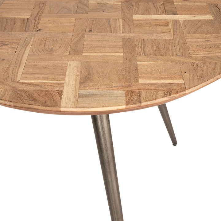 PTMD Dining table Fieron Natural Wood Organic