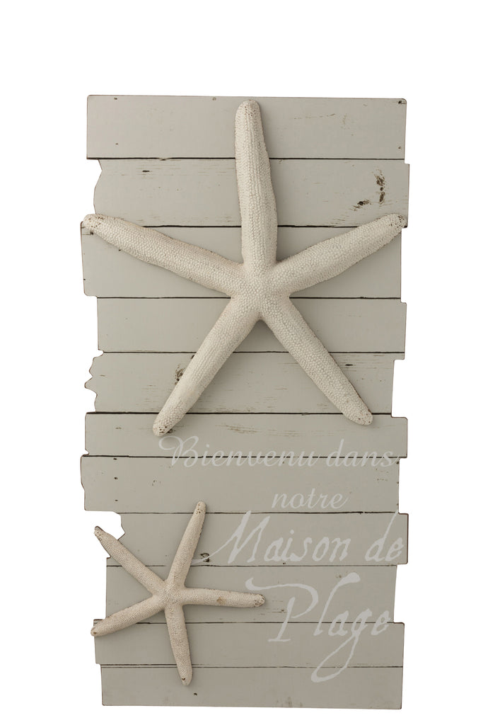 J-Line Frame Maison De Plage Wood